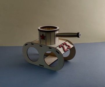Танк на 2 банки с круглой кабиной