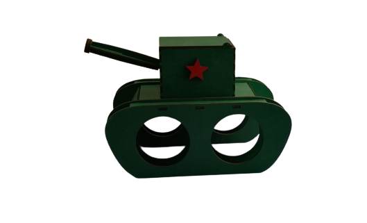 Танк под две банки с двойными гусеницами