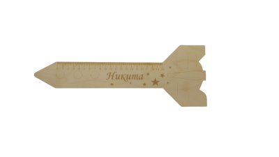 Линейка Ракета, именная