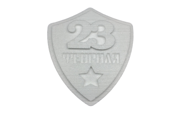 Панно из пенопласта щит 23 февраля